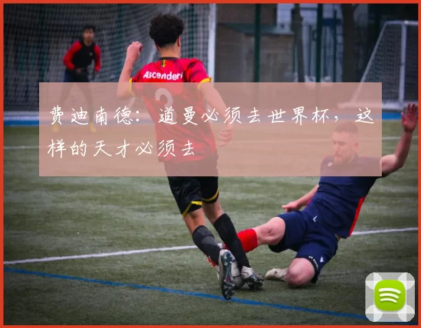 费迪南德:道曼必须去世界杯,这样的天才必须去